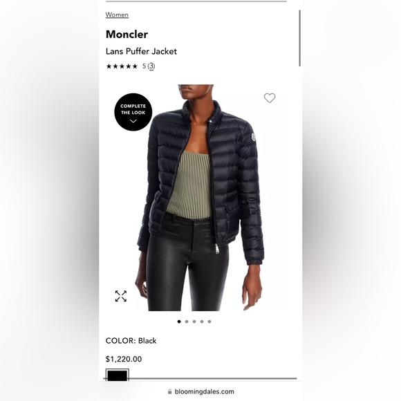 Moncler Lans Puffer Jacket - Size 0 - as new - Picture 6 of 9